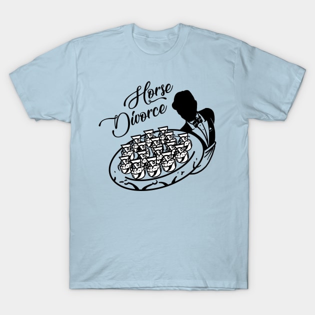 Horse Divorce T-Shirt by cedownes.design